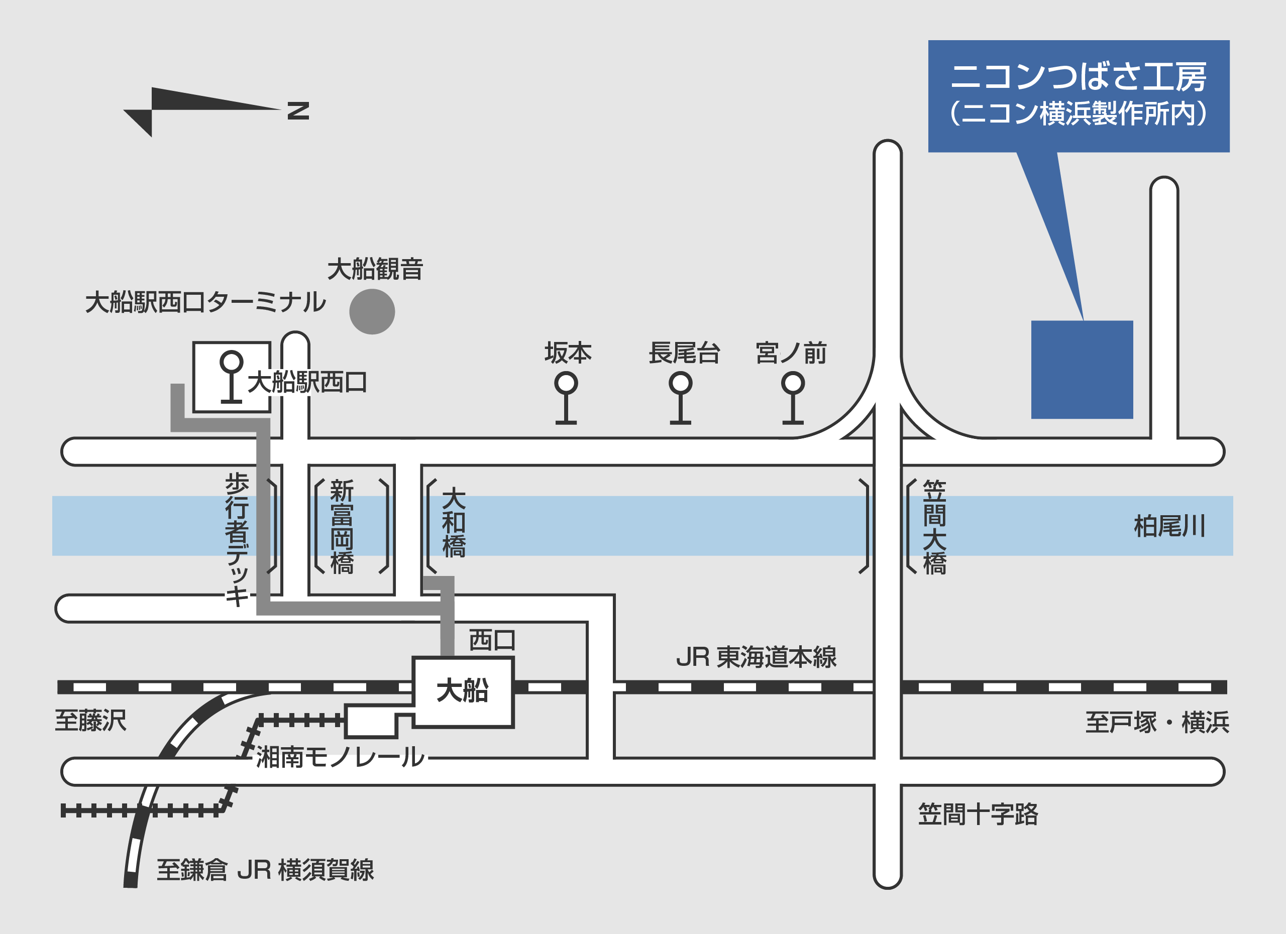 本社 | 事業所アクセス | 株式会社ニコンつばさ工房