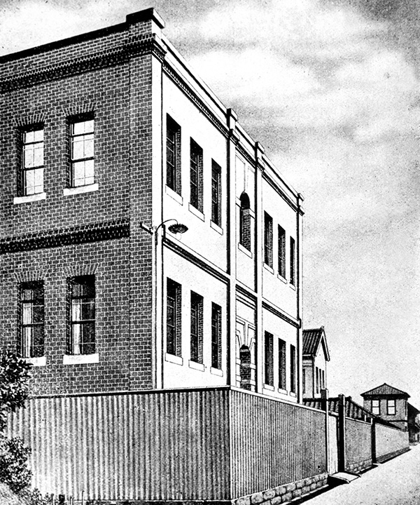 日本光学工業の当時の建物