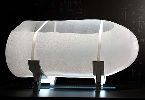 石英ガラスのインゴット