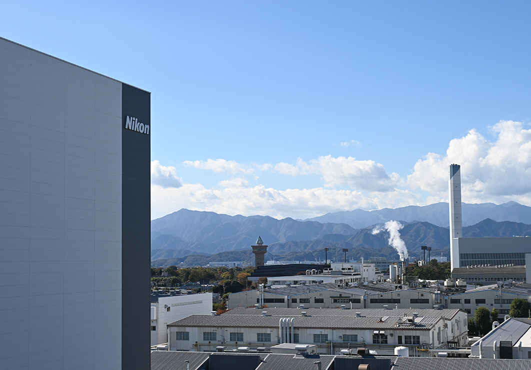 相模原製作所屋上からの眺望写真