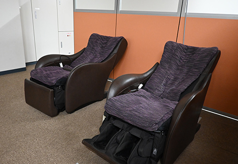 マッサージチェアの写真