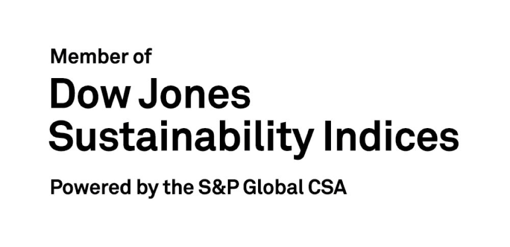 Member of Dow Jones Sustainability Indices Powered by the S&P Global CSA