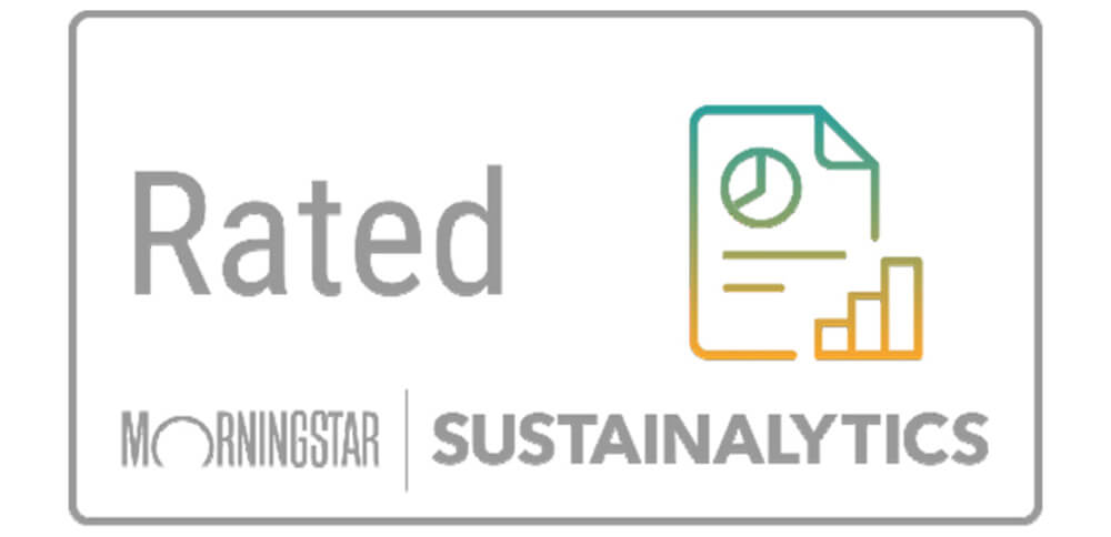 Rated MORNINGSTAR SUSTAINALYTICS