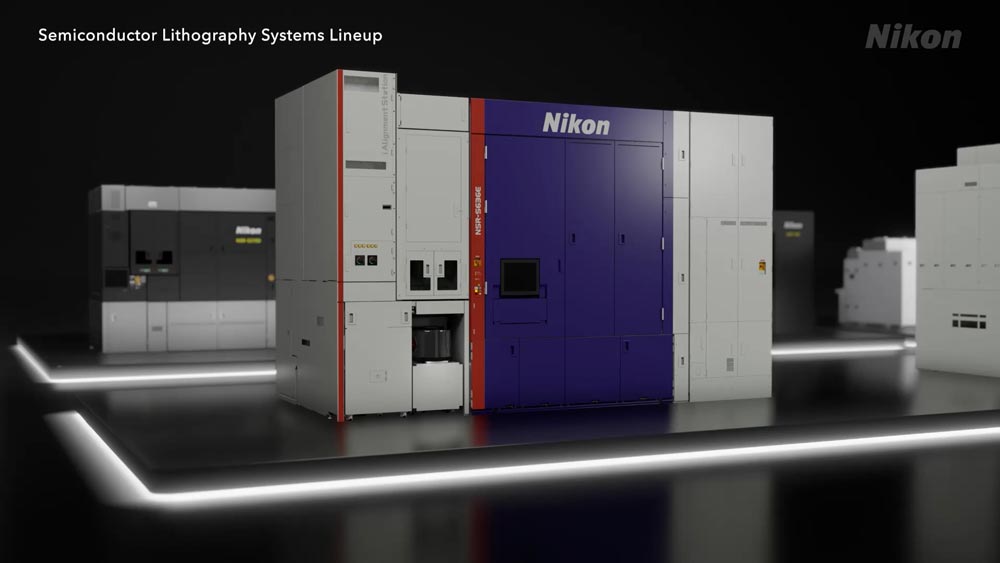 画像：ニコンの半導体製造ソリューションの紹介動画の一部
