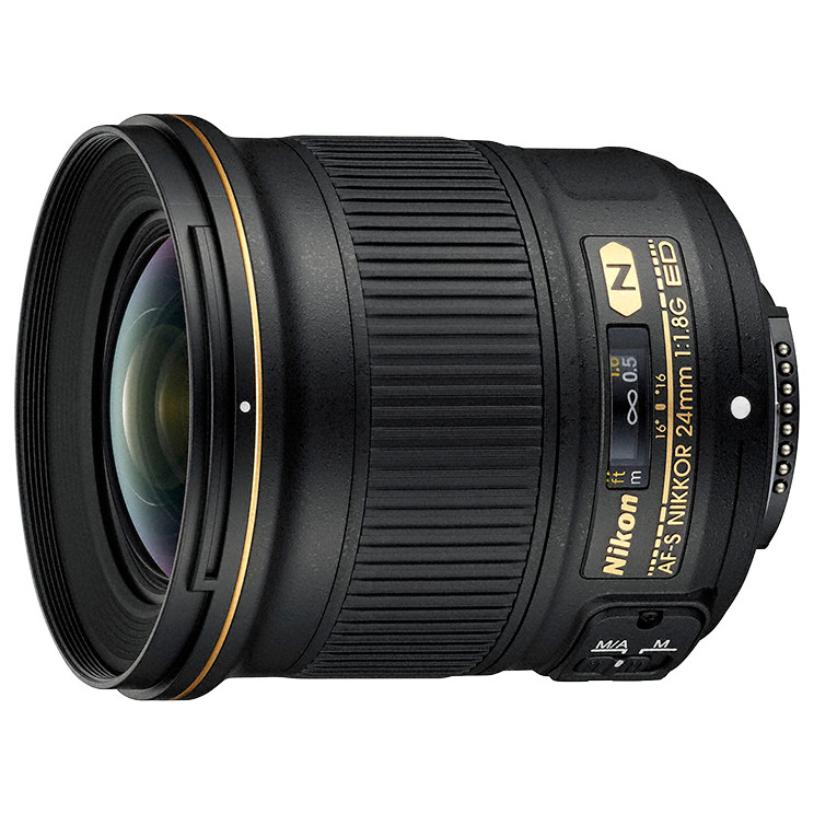 焦点距離24mm、開放F値1.8のFXフォーマット対応大口径広角単焦点レンズ