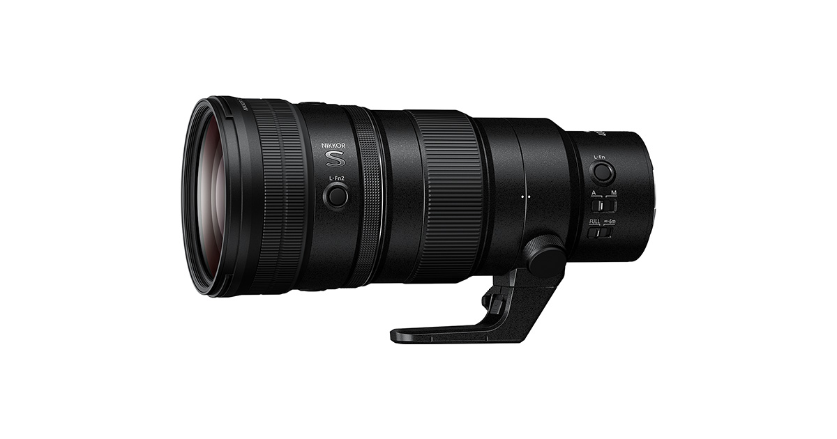 ニコン Z マウントシステム」対応の超望遠単焦点レンズ「NIKKOR Z