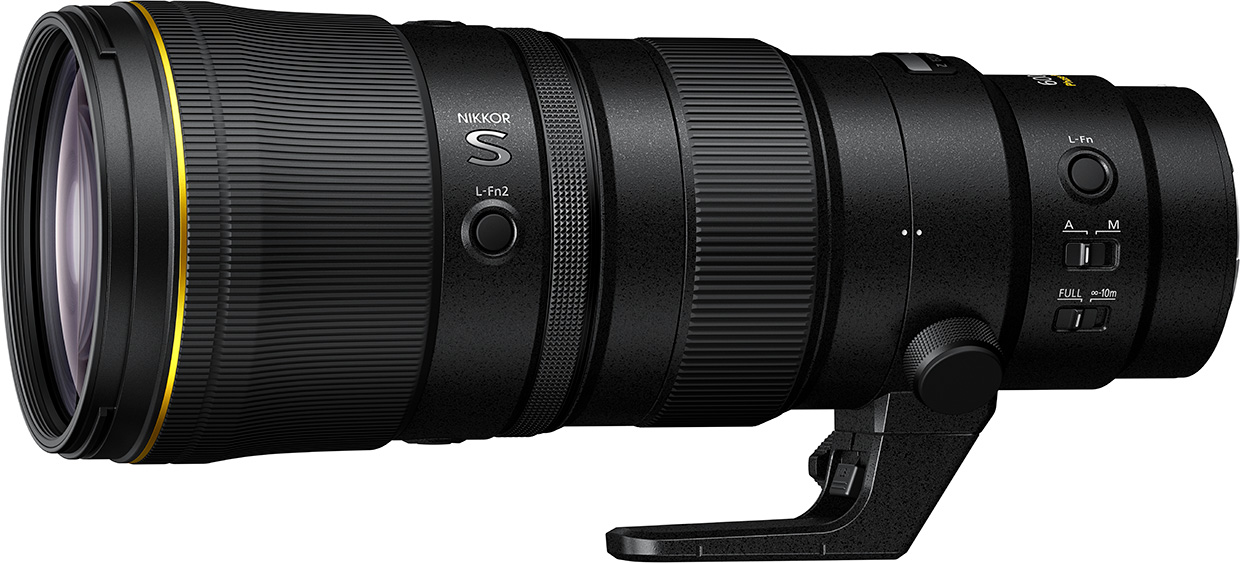 ニコン Z マウントシステム」対応の超望遠単焦点レンズ「NIKKOR Z