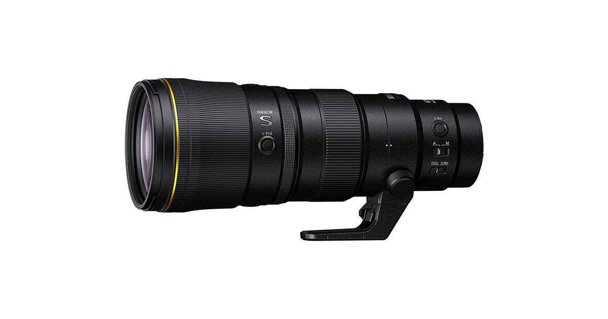ニコン Z マウントシステム」対応の超望遠単焦点レンズ「NIKKOR Z